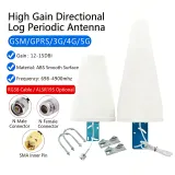 2G/3G/4G/5G Directional Log Periodic Antenna 12-15dBi 600-4900MHz Outdoor LPDA for Signal 