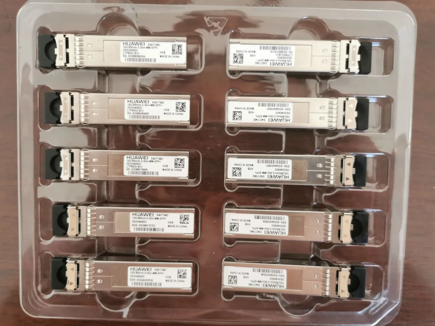 H uawei Router NE40E module SFP+1310nm10Gb/s-8.2~0.5dBm-12.6dBmLC single mode 10km OSX001002 S4017483-boxintelecom