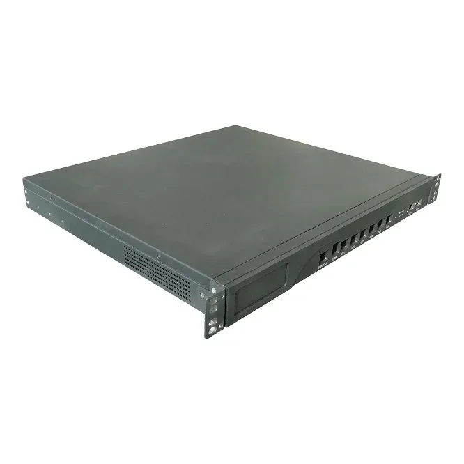 Customized Sheet Metal Fabrication Design IP54 Rated Powder Coated Chassis Standard PC 19 Inch 1U Rack Mount Servers Case-boxintelecom