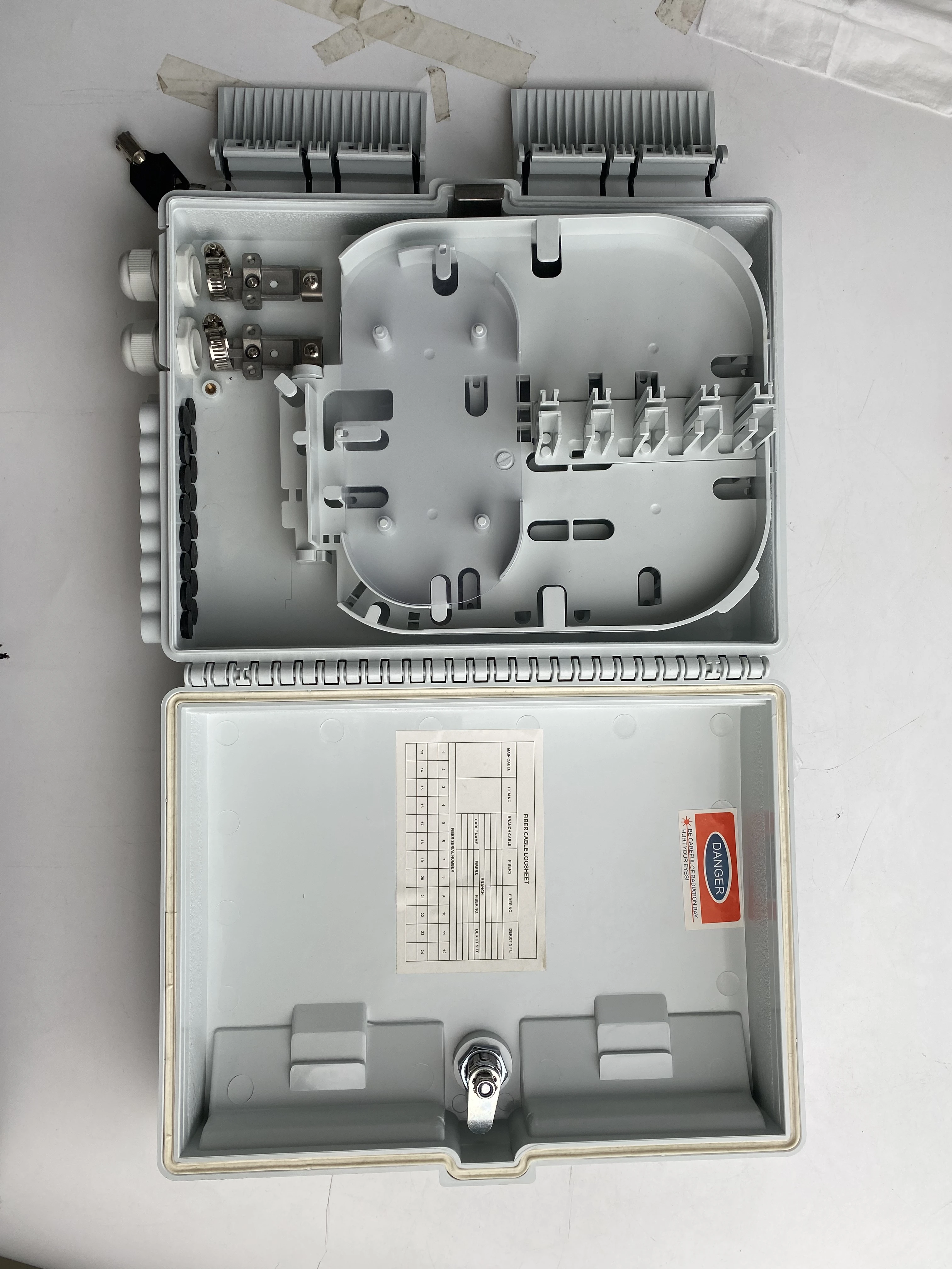 1*16 Plc Splitter Cto Ftth Indoor Box Nap Plc Splitter 16 Cores Ftth Fiber Optic Termination Box Fat Box 1x16 Ftth Box-boxintelecom