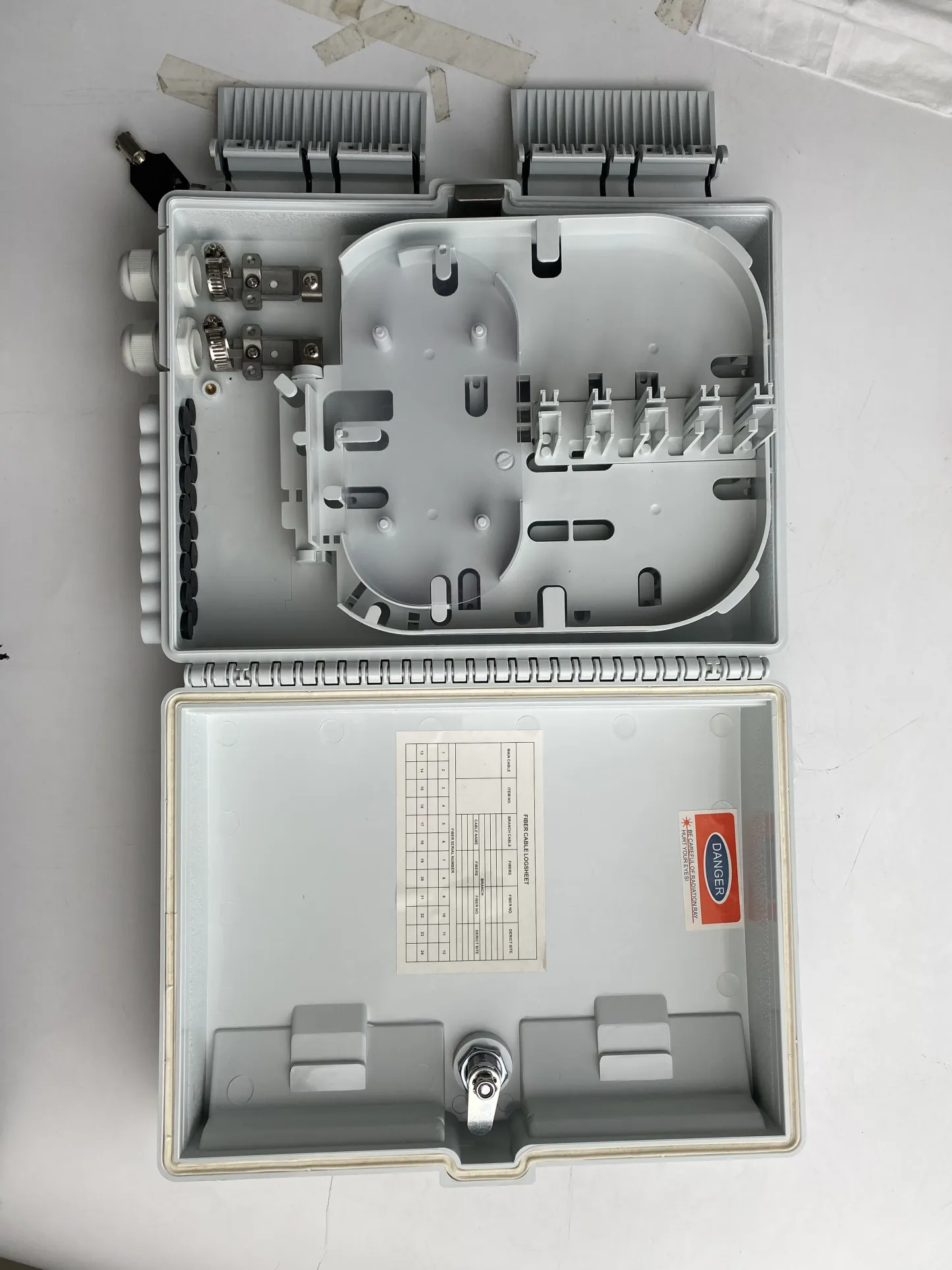 1*16 Plc Splitter Cto Ftth Indoor Box Nap Plc Splitter 16 Cores Ftth Fiber Optic Termination Box Fat Box 1x16 Ftth Box-boxintelecom