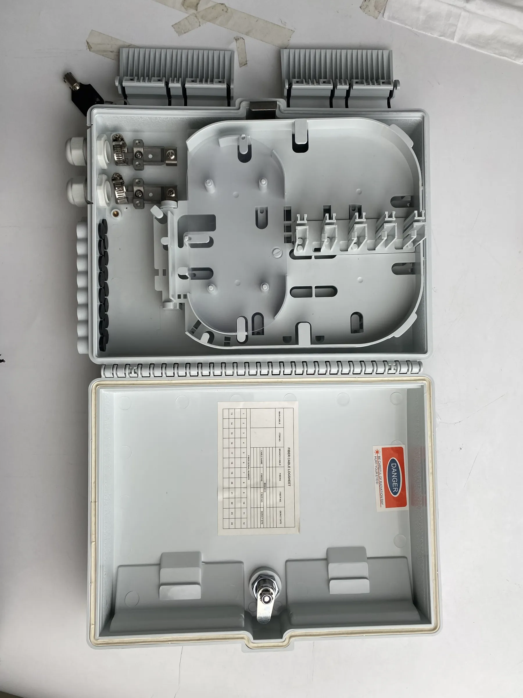 1*16 Plc Splitter Cto Ftth Indoor Box Nap Plc Splitter 16 Cores Ftth Fiber Optic Termination Box Fat Box 1x16 Ftth Box-boxintelecom