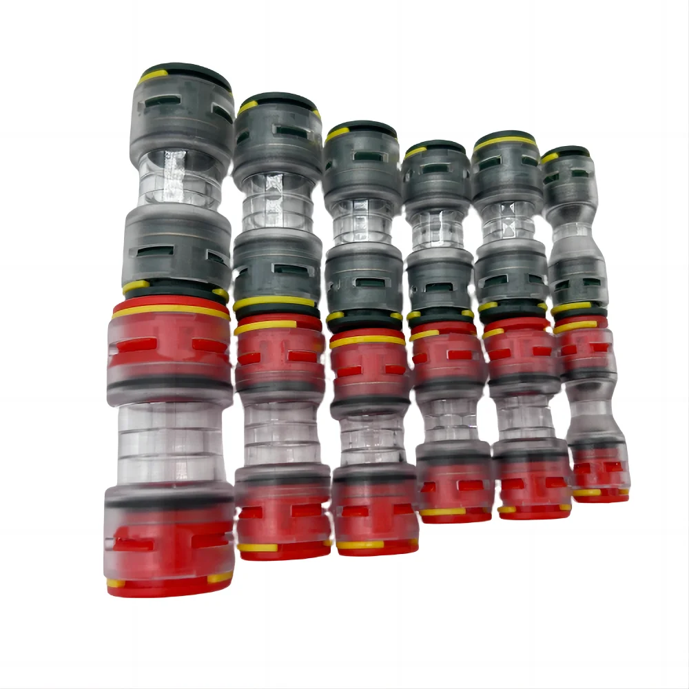 Direct Buried FTTH Tube Microduct Coupler HDPE Fittings 12/8mm Net Fit Duct Plug with Straight Connectors Connector Accessories-boxintelecom