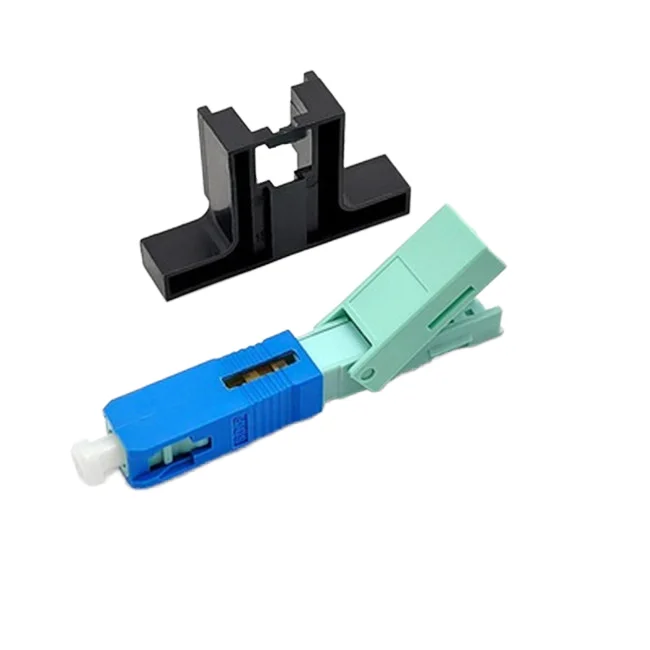 Adapter Embedded 55mm Single Mode  Fast Fiber Optic Quick Connectors SC APC-boxintelecom