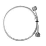 Low PIM RG402 2M RF Jumper Cable With N Male Connectors at Both Sides