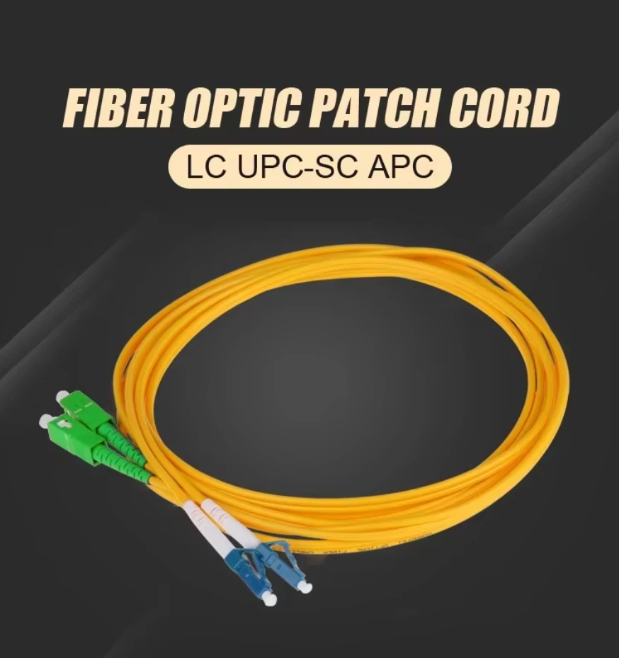 SC/UPC-SC/APC SM SX 0.9/2.0/3.0mm Optical Fiber Patch Cord Price Fiber Optic Patch Cords