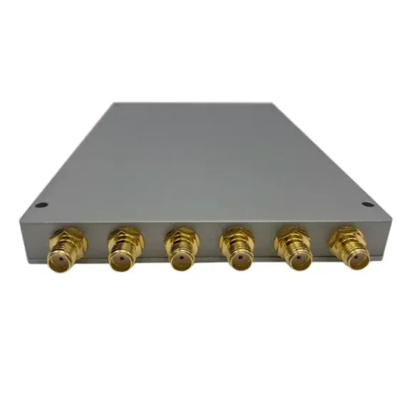 Factory price 600-6000MHz 6 way RF  Wilkinson Power Divider/splitter 30W SMA for IBS BTS D