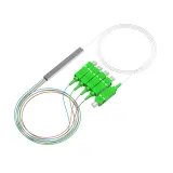 1x4 Fbt Copuler Splitter 0.9mm 2way 4way 8way FTTH Mini Steel Tube Splitter Fiber Optic Mi