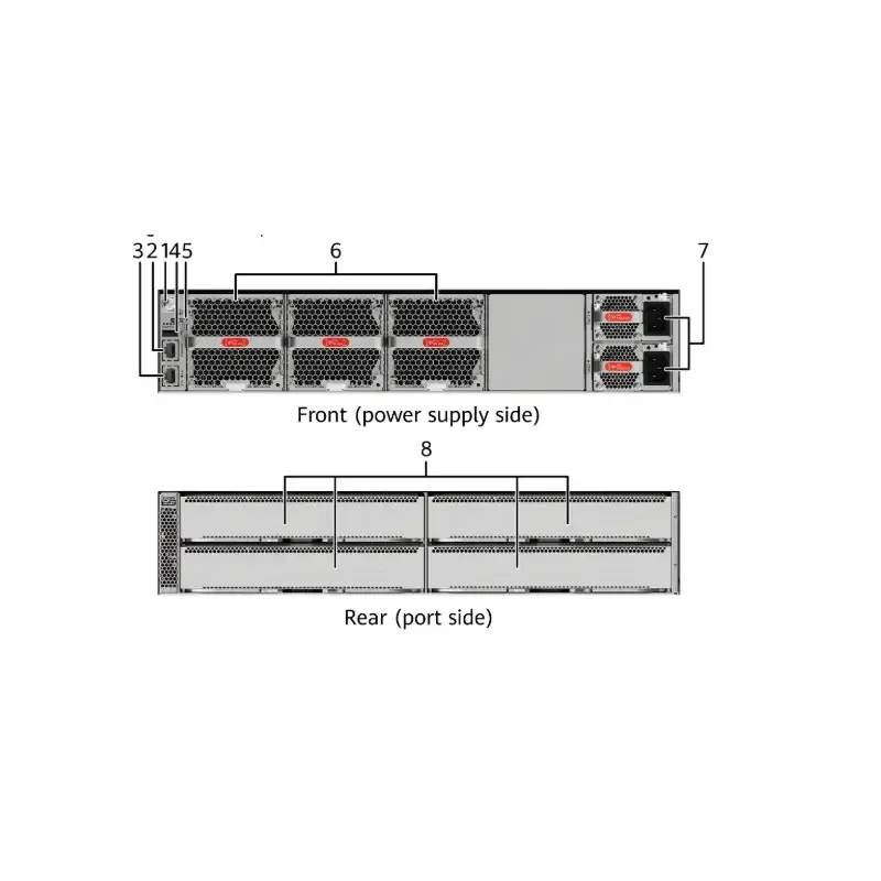 CE8865-SAN-4C 02355SDP With 4 Subcard Slots, Without Fan and Power Modules Mainframe Network Switches-boxintelecom