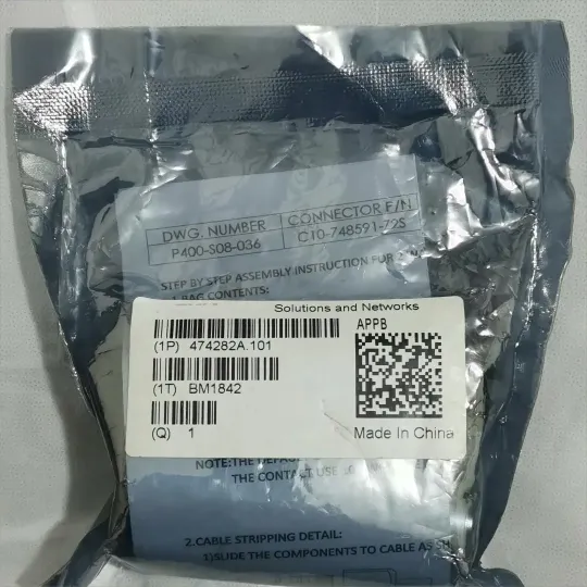 APPB 474282A 2-Pin 55A DC Plug C10-748591-Z2S for Airscale AAU/RRH Power Connector