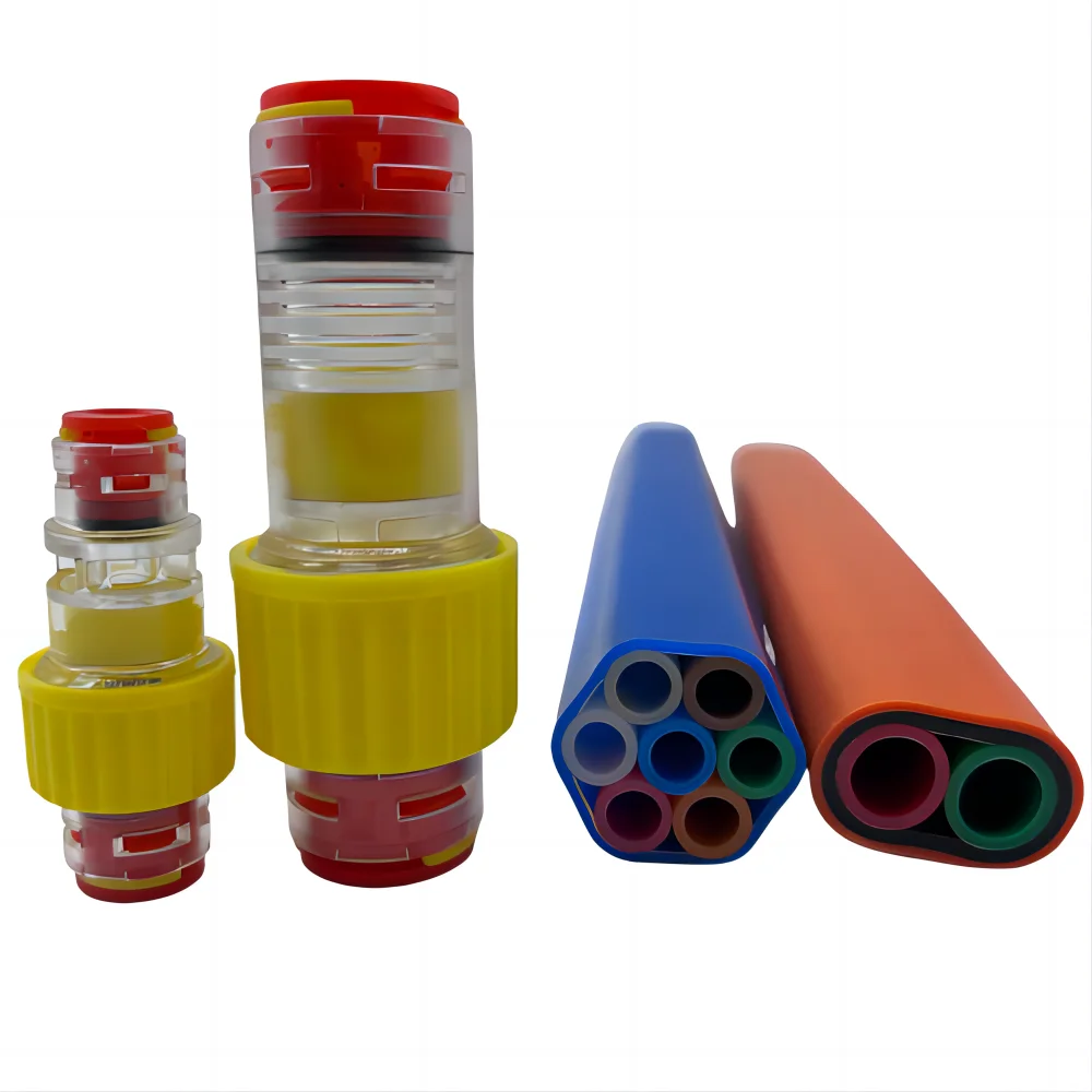 14mm Gas-Water Block Straight Microduct Coupler for FTTX Fiber Blowing Cable Protection-boxintelecom