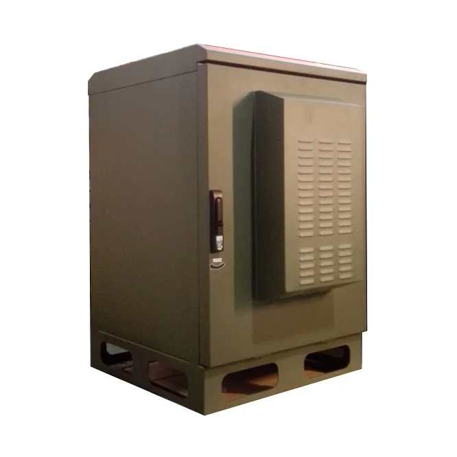 Factory-Produced IP55 Level Protection Metal Telecommunication Enclosure Outdoor Telecom Cabinet for Network Use-boxintelecom