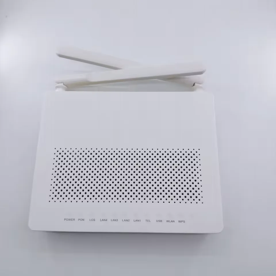 HG8546M ONU XPON GPON 1GE+3FE+1POTS+1USB+2.4G WIFI up to 300Mbps OMCI PPPOE IPV6 Firmware English H-W FTTH Fiber Optic Equipment-boxintelecom
