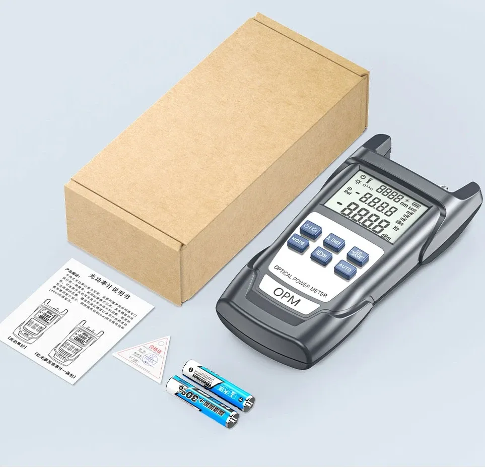 New Model Mini Opm  10 850-1650  Wavelngth Handheld Fiber Optic Power Meter -70+10dBm Optical