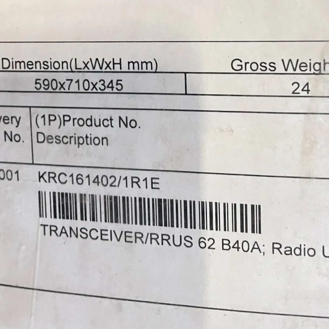 RRUS 62 B40A KRC 161 402/1 Wireless Base Station RF Unit RRUS 62B40A KRC161402/1