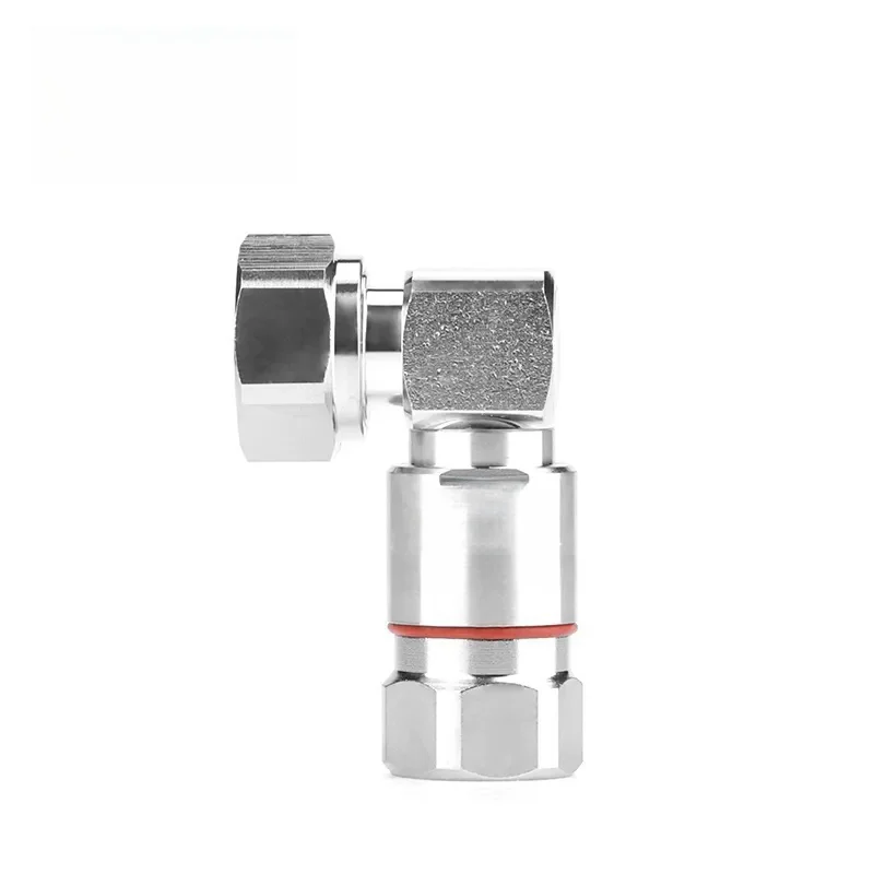 Good Quality 4.3/10 MINI DIN male Right Angle RF Connector For 1/2" flexible Cable Wires Connectors Adapter-boxintelecom