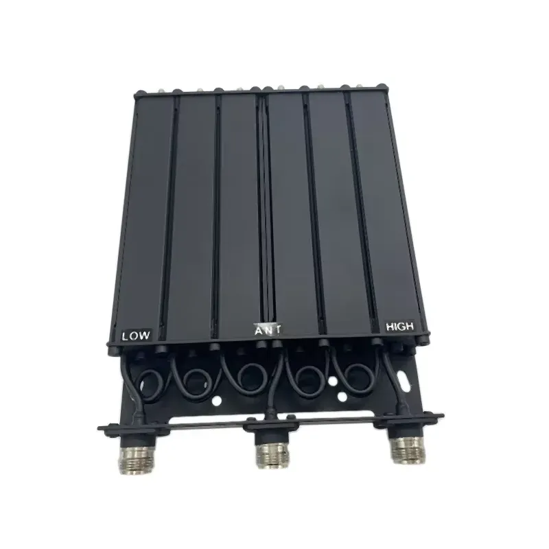 50W Duplexer Manufacturer 380-400MHz 50W 6 Cavity UHF Duplexer