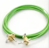 High Power D80 Sapphire Protection Head Fiber Optic Patch Cord for YAG Laser Welding/Cutti