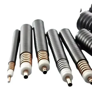 Superflexible 1/2 Inch Copper Coaxial Cable 50 Ohm Low Loss Feeder Fire Retardant Insulated Outdoor Communication CCC Certified-boxintelecom