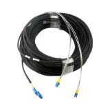 Waterproof 4 Fiber LC LC Armored 2-Core Outdoor Patch Cord 7.0mm 2 Core Armoured Breakout 