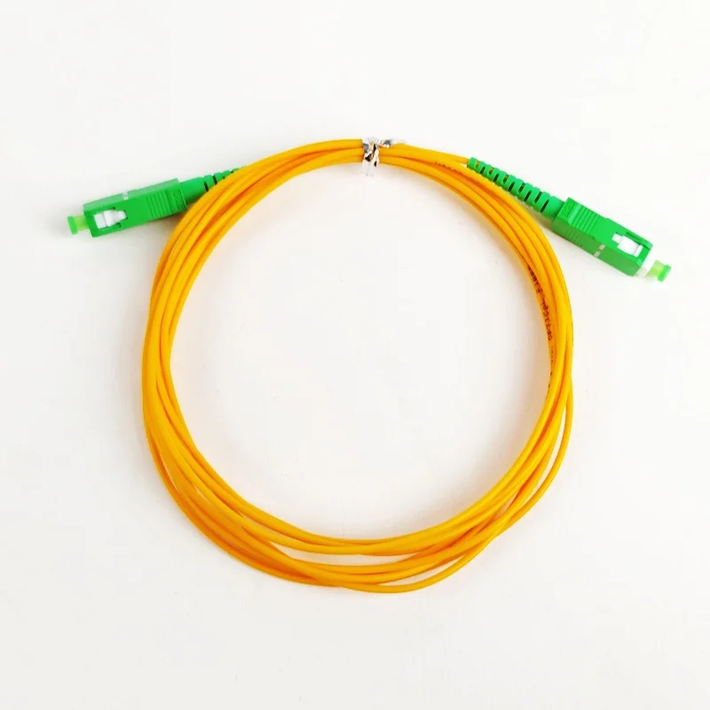 Sc/apc-sc/apc Duplex Patchcord Single Mode  mm Yellow 2.0mm 3.0mm 1m 2m 3m  Patch Cord Fiber Optic-boxintelecom