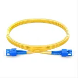 Single Mode G652d Fiber Optic Patch Cord 2.0mm 3.0mm SC UPC to SC UPC Duplex Jumper 1m-5m 