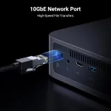 DXP480T Plus All-Flash 4-Bay NAS, Personal Cloud, Home Server, AI Album, 10GbE Port, High-