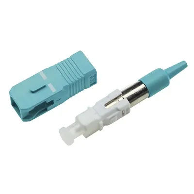 SC 0.9mm OM3 Fiber Optic Connector High-Performance Optical Fiber Patch Cord Connector for