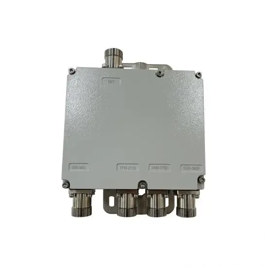 Manufacturer Supple UHF 698-960/1710-2170/2400-2700/3300-3800MHz Quadplexer Combiner with 