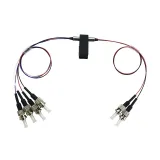Double 1x2 Fiber Optic Switch Low Insertion Loss FC Connector Optical Path Switch
