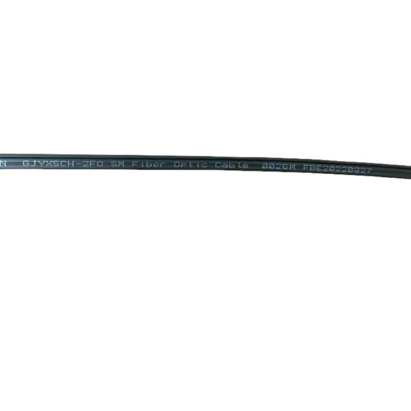 GJYXSCH 3.0*6.0mm Loose Tube Drop Cable Custom 1Km 10Km Outdoor 2 Core GJYXCH GJYXFCH FTTH Optical Fiber Fiber Optic Equipment-boxintelecom