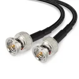 Coaxial Cable 50 ohm RG8X Coax Cable Ultra Low Loss BNC Jumper Cable for Antenna RF Radio 