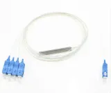 High Quality APT 1x 4 Way Fiber Splitter with sc Upc Connector Fast Delivery Steel Tube Ty