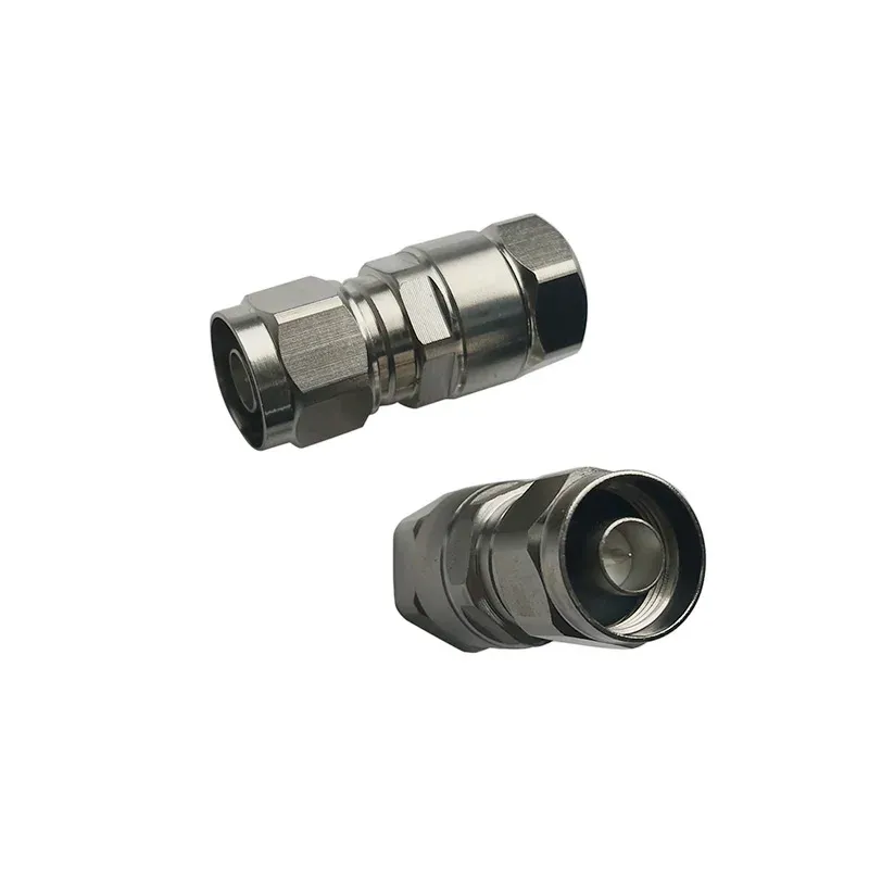 High Dielectric Resistance and low Contact Rf coaxial  N male plug connector for 1/2" foam