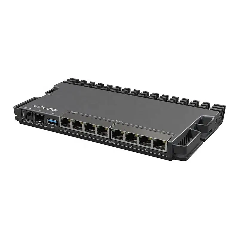 New RB5009 router with PoE-in and PoE-out on all ports RB5009UPr+S+IN-boxintelecom