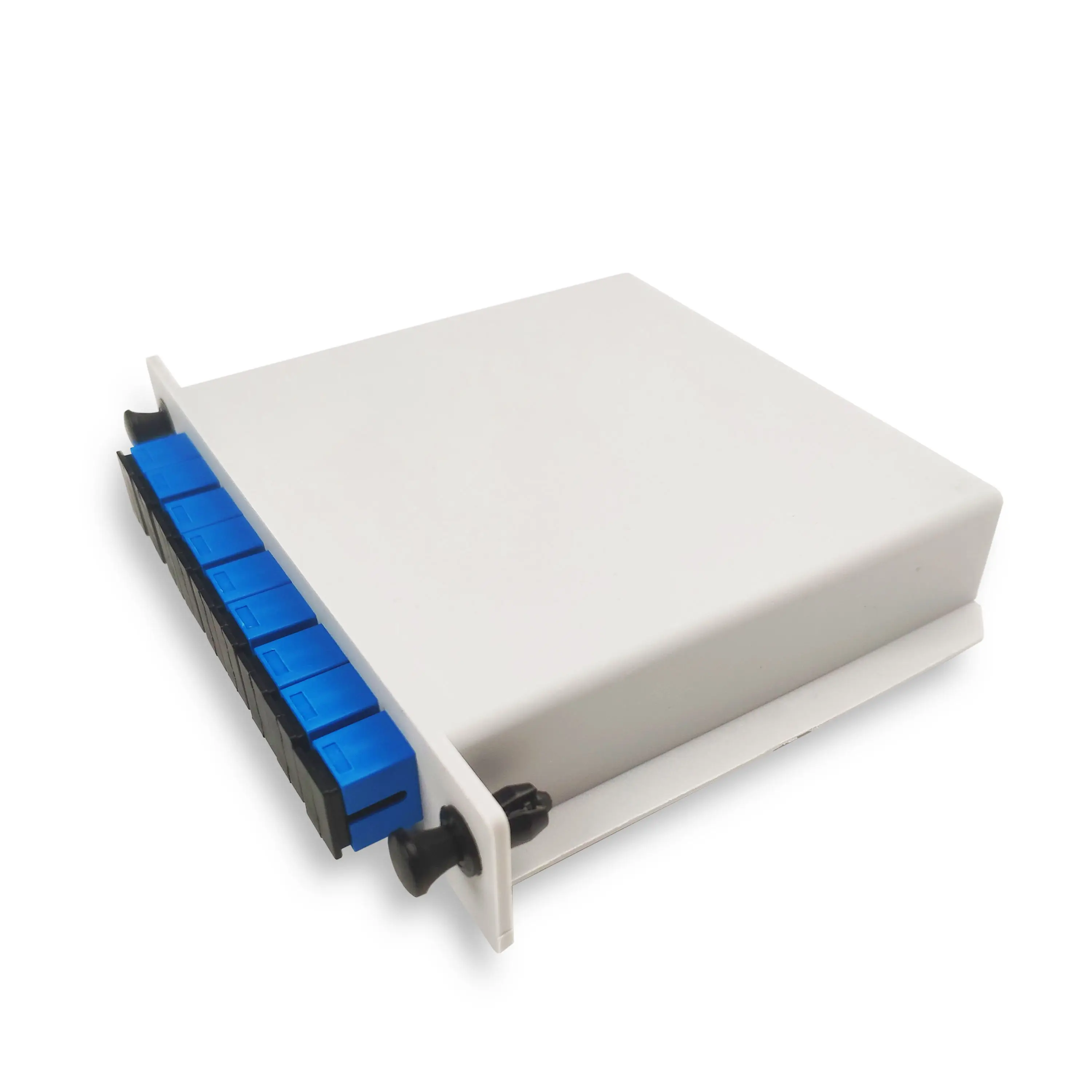 Cassette Type FTTH 1*8 Fiber PLC Splitter Low Insertion Loss 1*4 1*8 Fiber Cassette Splitt