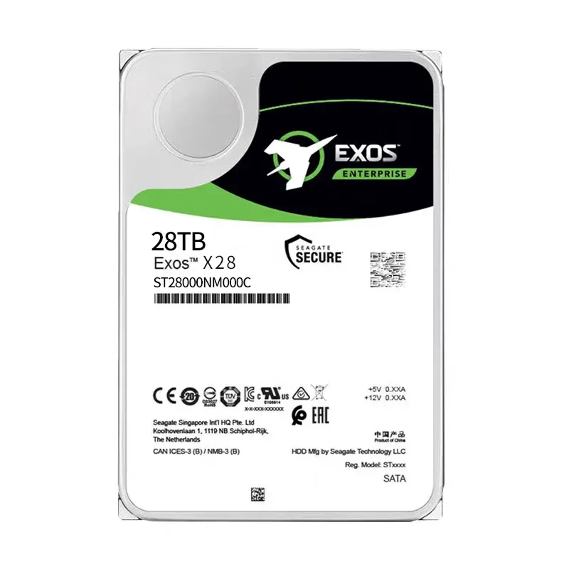 Sea Gates ST28000NM000C 28TB Helium-filled Galaxy Enterprise-grade NAS HDD-boxintelecom