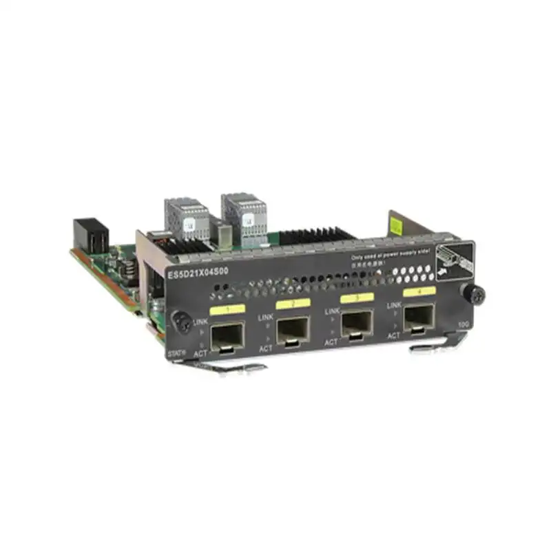 ES5D21X04S00 03021PHQ 4-Port 10GE SFP+ Rear Optical Interface Card for S5700 Series Switch
