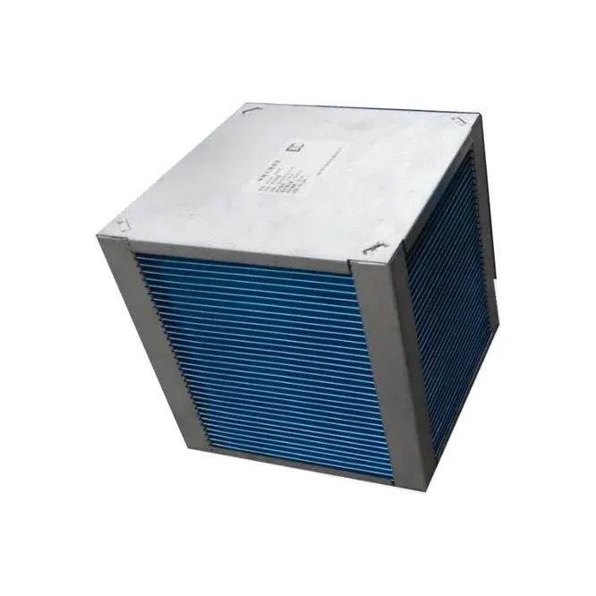 Aluminium Air to Air Cross Flow Plate Heat Exchanger Core - Size 600x600x600 MM, for Food Processing Industry-boxintelecom
