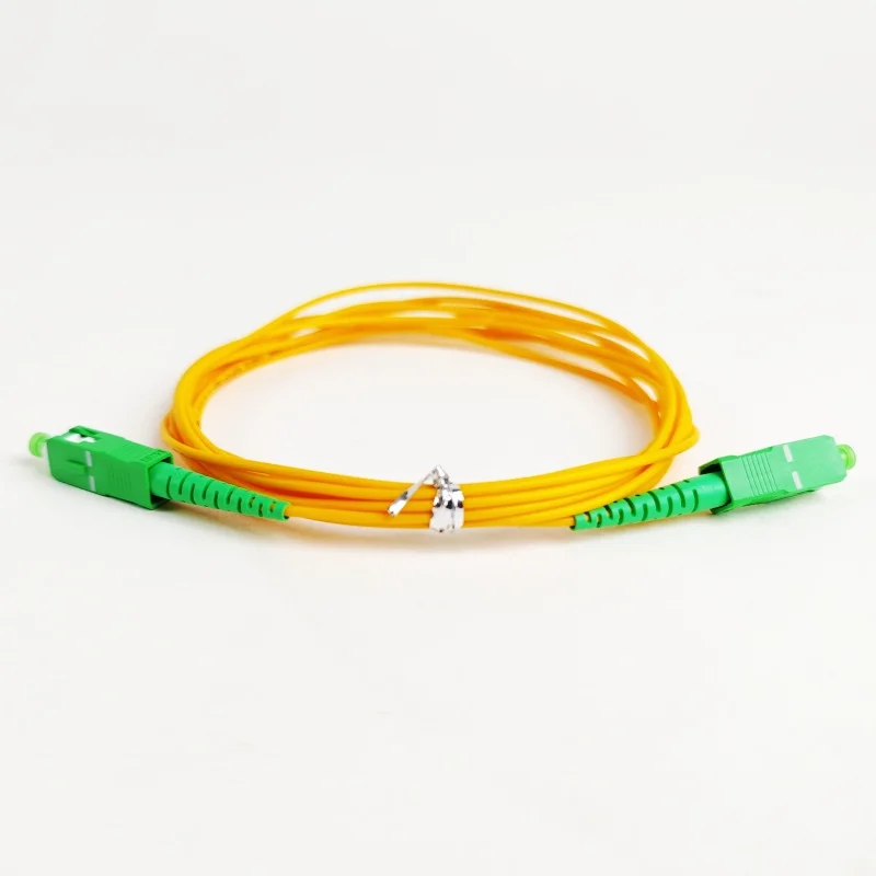 Sc/apc-sc/apc Duplex Patchcord Single Mode  mm Yellow 2.0mm 3.0mm 1m 2m 3m  Patch Cord Fiber Optic-boxintelecom