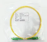 Fiber Optic Patch Cord Cable SC/APC-SC/APC Simplex Singlemode 3.0mm 3M   LSZH Jacket G652D
