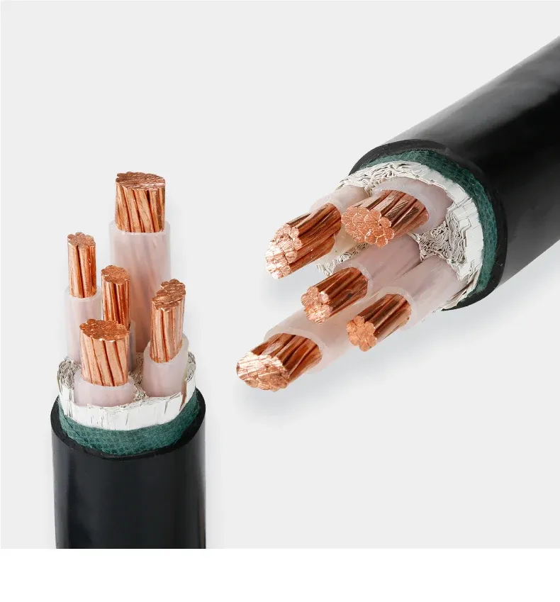 YJV22 Armored 4+1 5-core 25mm2 35mm2 50mm2 70mm2 26-35kV Cross-linked Polyethylene Cable PVC Insulated Copper Power Cable-boxintelecom