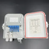 NAP ODP FTB 8 Core 1:8 Plc Pigtails Black White Uncut Cable Fiber Acess Terminal Splitter 