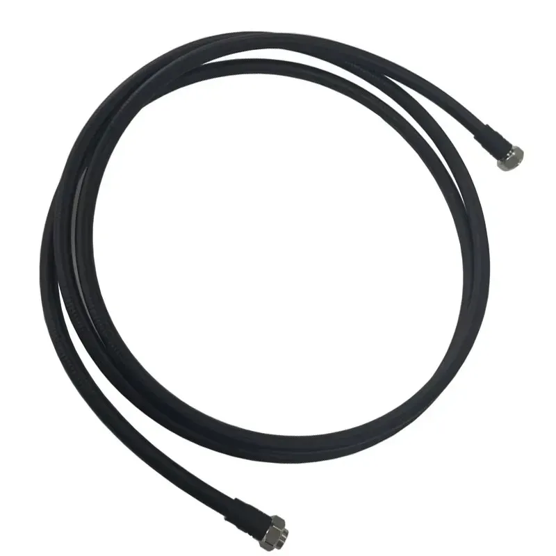 RG8 RF Jumper Cable with 7/16 DIN Male to BNC Male Straight to Straight for Communication