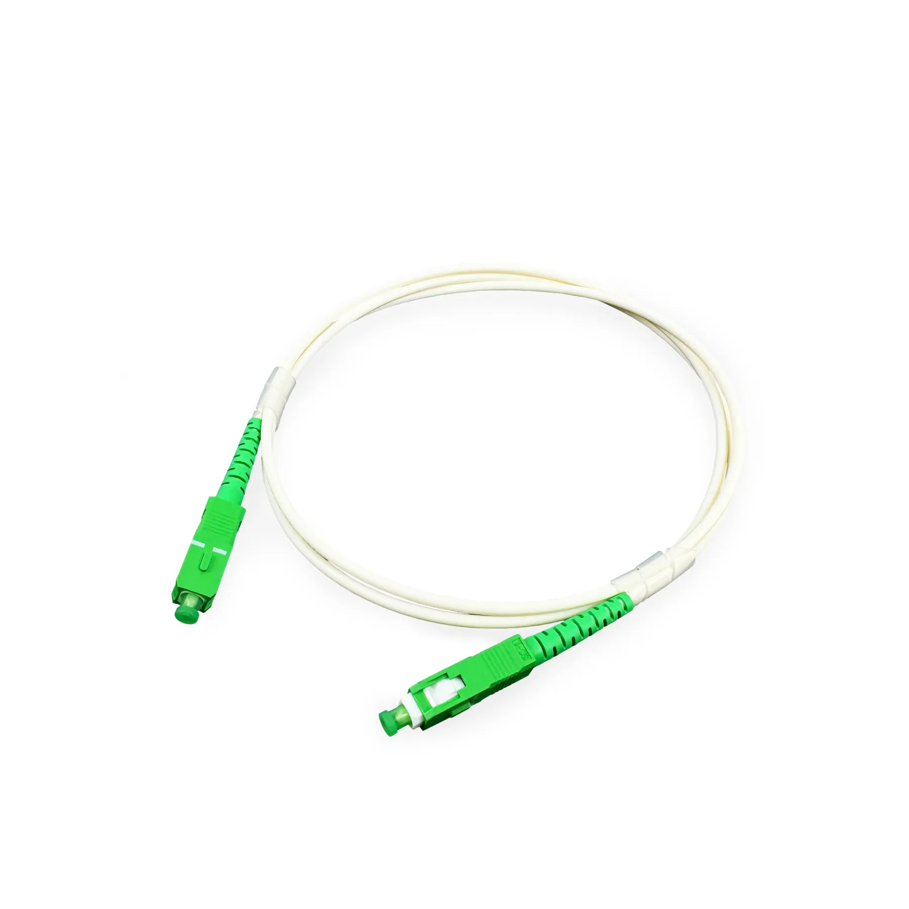 Hot Selling Simplex Fiber Optic Patchcord Jumper SC/APC-SC/APC 3.0MM G657A1 White Color