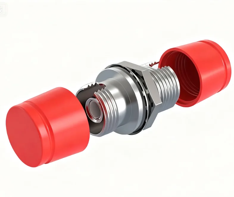 SC/LC Fiber Optic Adapter Quad Coupler OM3/OM4 Multimode Flange Type Connector Extender OEM Telecom Grade-boxintelecom