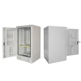 Integrated IP55 Waterproof Dustproof Cold Rolled Steel Powder Coated Outdoor Enclosure for