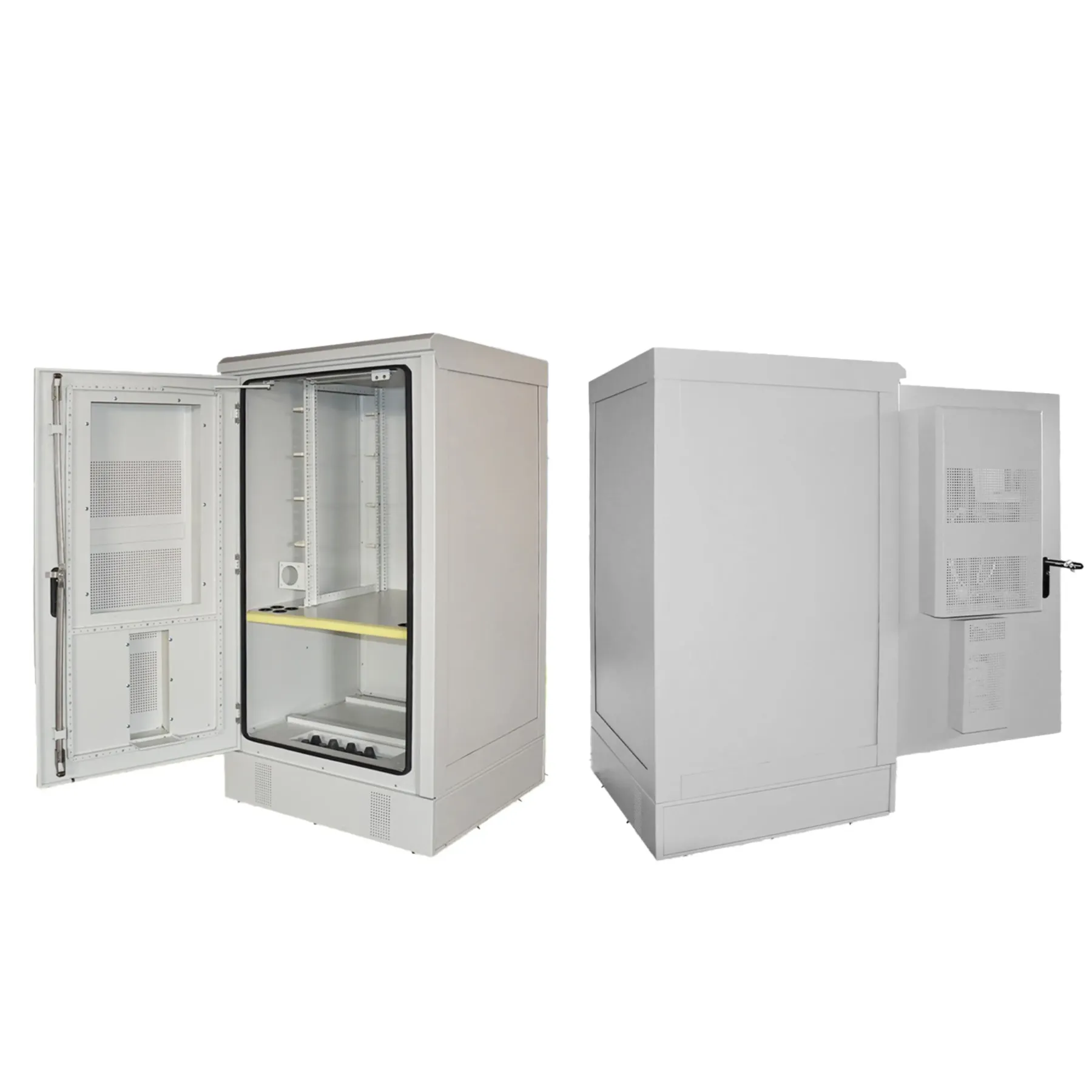 Integrated IP55 Waterproof Dustproof Cold Rolled Steel Powder Coated Outdoor Enclosure for Electronics Instruments Power Supply-boxintelecom