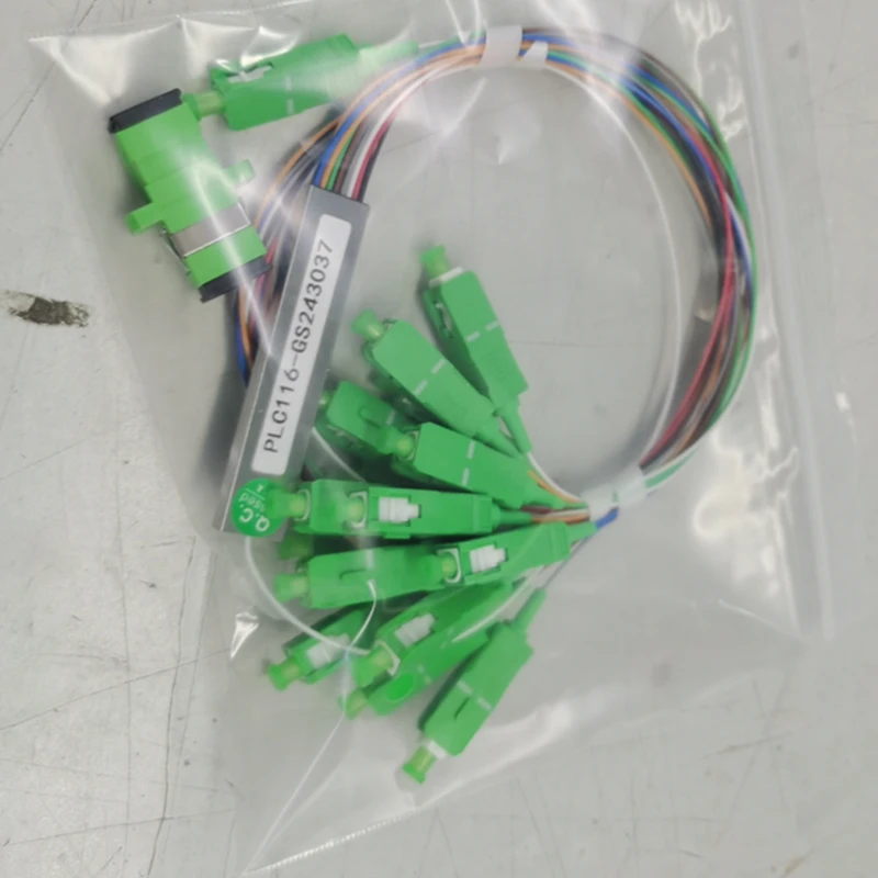 fiber optic   0.9mm sc upc plc splitter 1x8 mini  steel tube 1*8 plc sc/apc coupler splitt