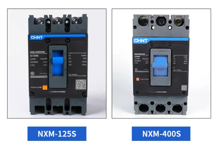 CHINT NXM Series Molded Case Circuit Breaker 3P 100A-630A Thermal Magnetic Trip MCCB for